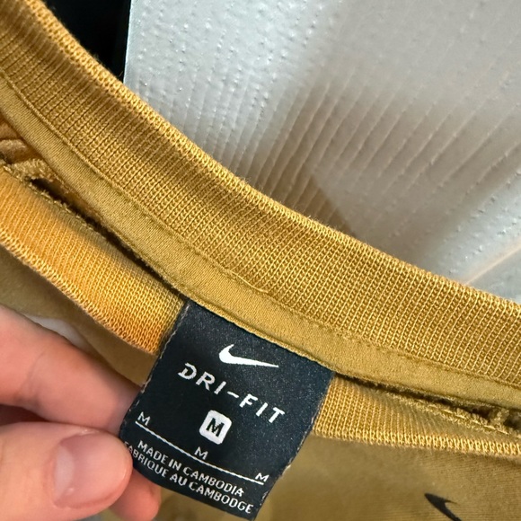 Nike Women's Gold Sweatshirt - Picture 2 of 3